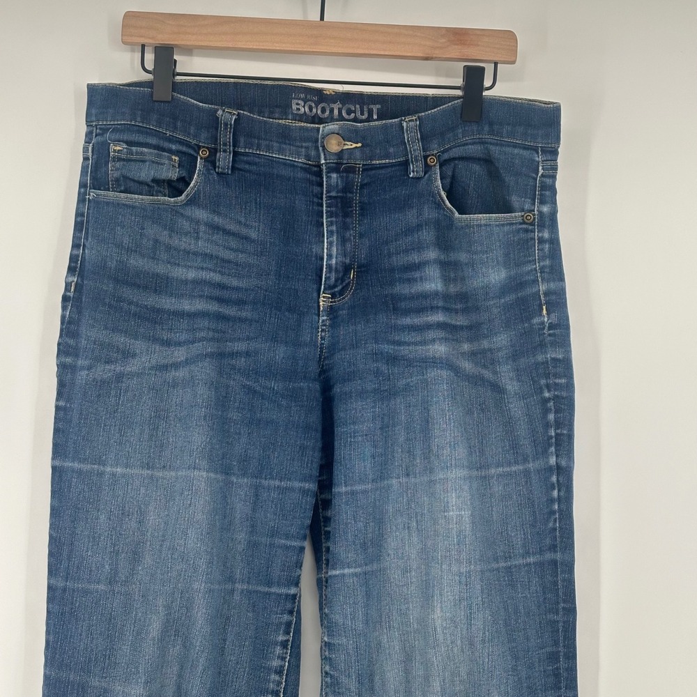 Y2K Vtg New York Company Women's Blue Wash Bootcut Jeans Size 12 Tall - Picture 3 of 6